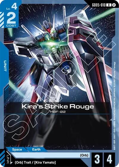Kira's Strike Rouge - GD05-010 - UNCOMMON - Freedom Ascension