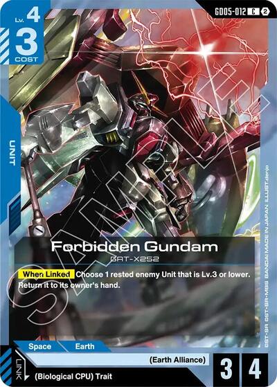 Forbidden Gundam - GD05-012 - COMMON - Freedom Ascension