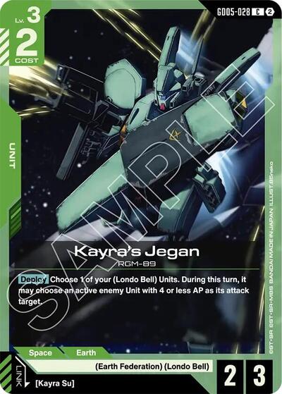 Kayra's Jegan - GD05-028 - COMMON - Freedom Ascension