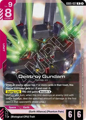 Destroy Gundam - GD05-037 - RARE - Freedom Ascension