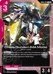 Chaos Gundam (MA Mode) - GD05-045 - COMMON - Freedom Ascension