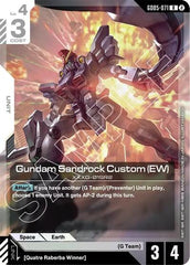 Gundam Sandrock Custom (EW) - GD05-071 - RARE - Freedom Ascension