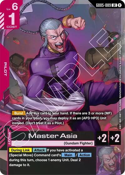 Master Asia - GD05-089 - LEGEND RARE - Freedom Ascension