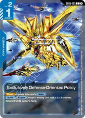 Exclusively Defense-Oriented Policy - GD05-105 - COMMON - Freedom Ascension
