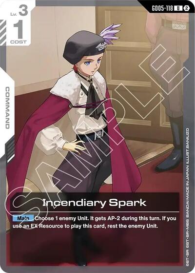 Incendiary Spark - GD05-118 - UNCOMMON - Freedom Ascension