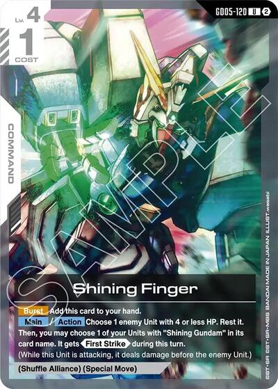 Shining Finger - GD05-120 - UNCOMMON - Freedom Ascension