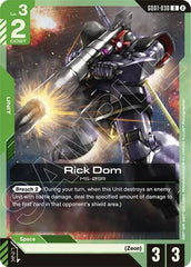 Rick Dom - GD01-030 - UNCOMMON - Deck Build Box Freedom Ascension