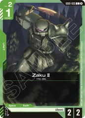 Zaku II - GD01-035 - COMMON - Deck Build Box Freedom Ascension