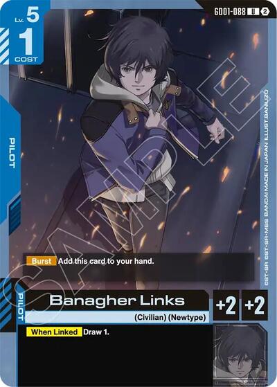 Banagher Links - GD01-088 - UNCOMMON - Deck Build Box Freedom Ascension