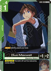 Duo Maxwell - GD01-090 - RARE - Deck Build Box Freedom Ascension