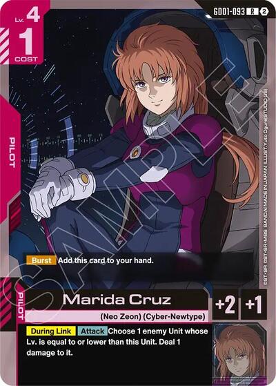 Marida Cruz - GD01-093 - RARE - Deck Build Box Freedom Ascension