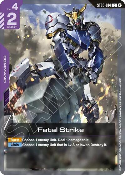 Fatal Strike - ST05-014 - COMMON - Deck Build Box Freedom Ascension