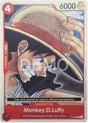 Monkey.D.Luffy - P-022 - Promo - One Piece Demo Deck Cards