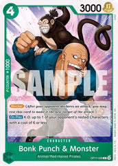 Bonk Punch & Monster - OP17-028 - Common - The World's Strongest Warriors