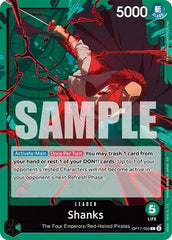 Shanks - OP17-020 - Leader - The World's Strongest Warriors
