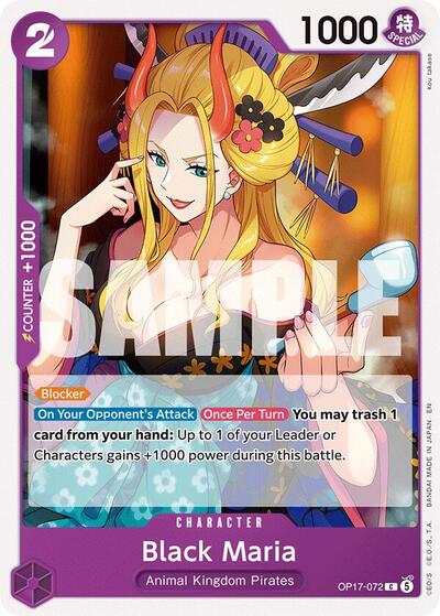 Black Maria - OP17-072 - Common - The World's Strongest Warriors