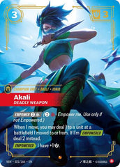 Akali, Deadly Weapon - 021/166 - Epic - Vendetta