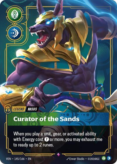 Nasus, Curator of the Sands - 145/166 - Rare - Vendetta