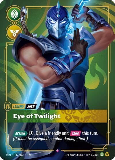 Shen, Eye of Twilight - 147/166 - Rare - Vendetta