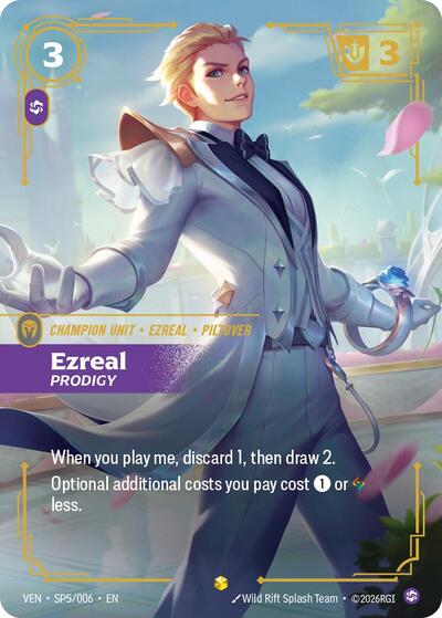 Ezreal, Prodigy - SP5/006 - Showcase - Vendetta