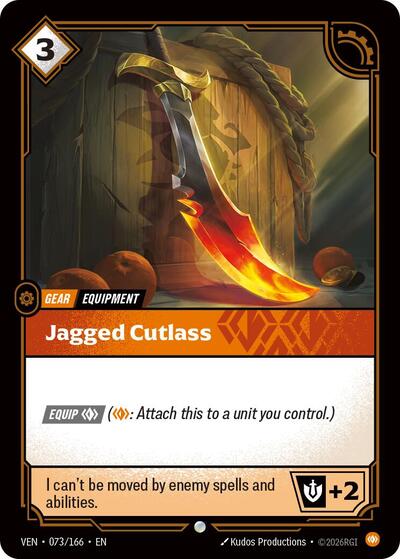 Jagged Cutlass - 073/166 - Common - Vendetta