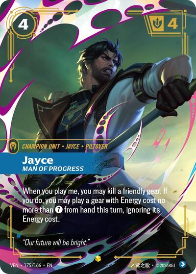 Jayce, Man of Progress - 175/166 - Showcase (Overnumbered) - Vendetta