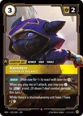 Kennen, Keeper of Balance - 135/166 - Rare - Vendetta