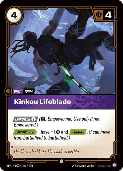 Kinkou Lifeblade - 093/166 - Common - Vendetta