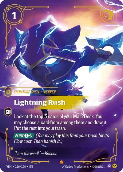 Lightning Rush - 156/166 - Epic - Vendetta