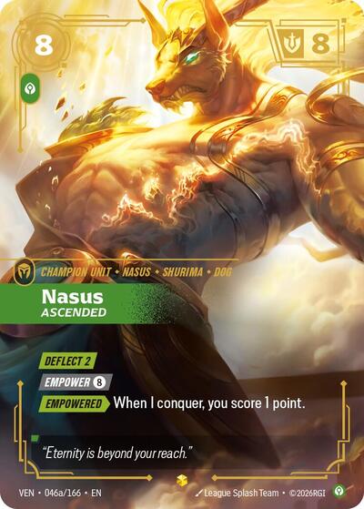 Nasus, Ascended - 046a/166 - Showcase (Alternate Art) - Vendetta