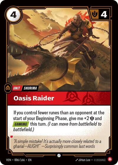 Oasis Raider - 006/166 - Common - Vendetta