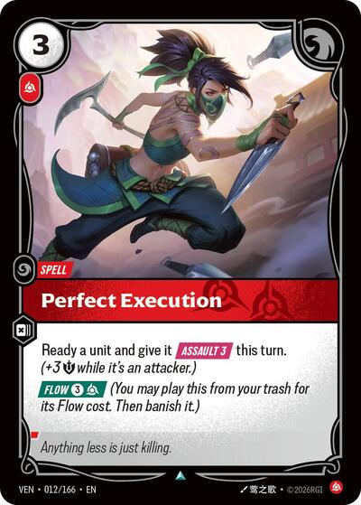 Perfect Execution - 012/166 - Uncommon - Vendetta