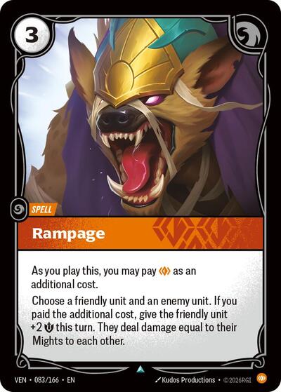 Rampage - 083/166 - Uncommon - Vendetta
