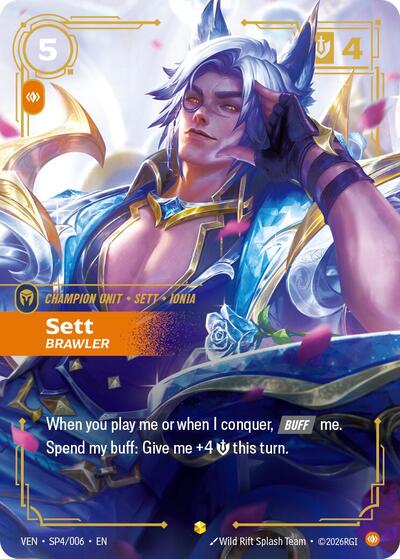 Sett, Brawler - SP4/006 - Showcase - Vendetta