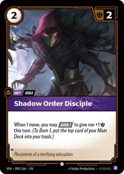 Shadow Order Disciple - 095/166 - Common - Vendetta