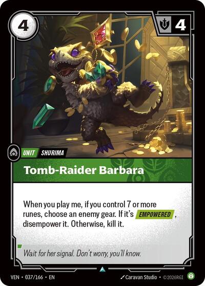 Tomb-Raider Barbara - 037/166 - Uncommon - Vendetta