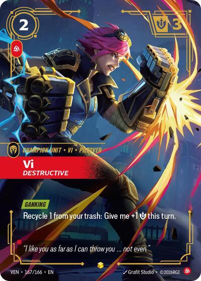 Vi, Destructive - 167/166 - Showcase (Overnumbered) - Vendetta