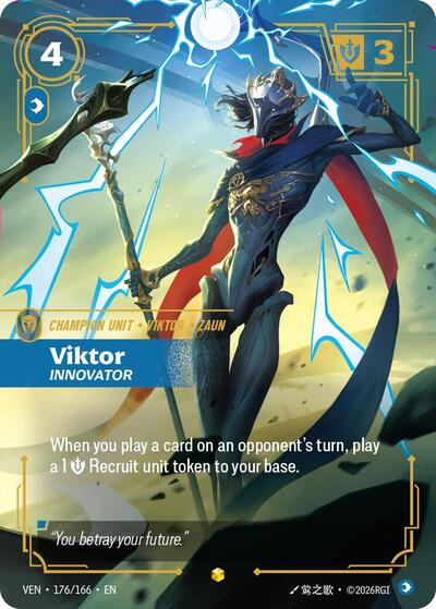 Viktor, Innovator - 176/166 - Showcase (Overnumbered) - Vendetta