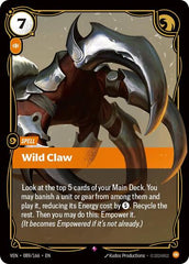 Wild Claw - 089/166 - Rare - Vendetta