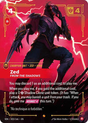 Zed, From the Shadows - 023/166 - Epic - Vendetta