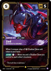 Zed, Without a Sound - 112a/166 - Showcase (Alternate Art) - Vendetta