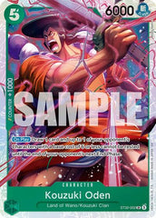 Kouzuki Oden - ST32-002 - Super Rare - GREEN Roronoa Zoro