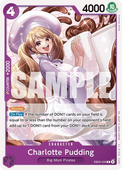 Charlotte Pudding - EB03-035 - Rare - PURPLE Charlotte Katakuri