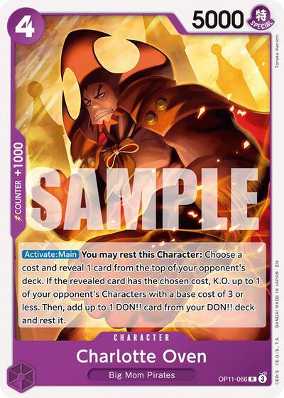 Charlotte Oven - OP11-066 - Rare - PURPLE Charlotte Katakuri