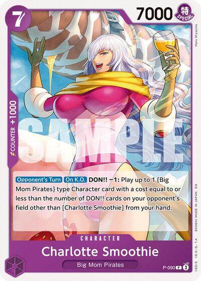 Charlotte Smoothie - P-090 - Promo - PURPLE Charlotte Katakuri