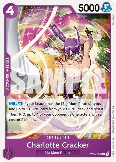 Charlotte Cracker - ST34-002 - Common - PURPLE Charlotte Katakuri