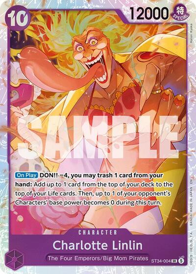 Charlotte Linlin - ST34-004 - Super Rare - PURPLE Charlotte Katakuri