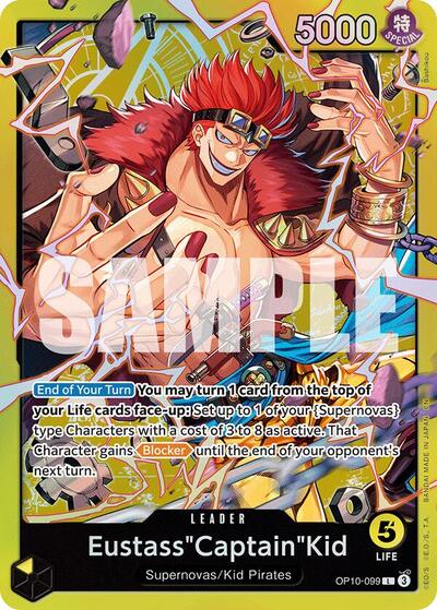 Eustass"Captain"Kid - OP10-099 - Leader - YELLOW Eustass"Captain"Kid