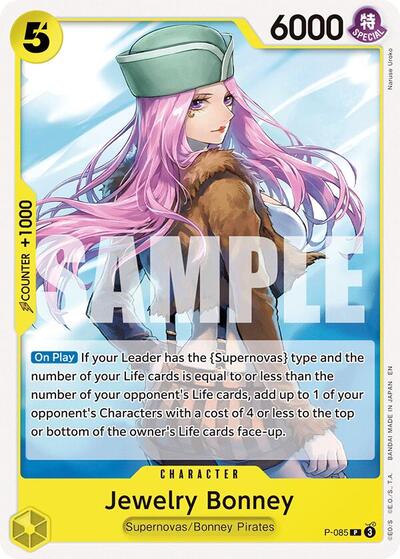 Jewelry Bonney - P-085 - Promo - YELLOW Eustass"Captain"Kid