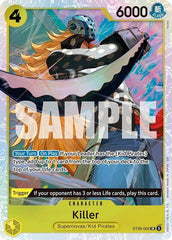 Killer - ST36-002 - Super Rare - YELLOW Eustass"Captain"Kid
